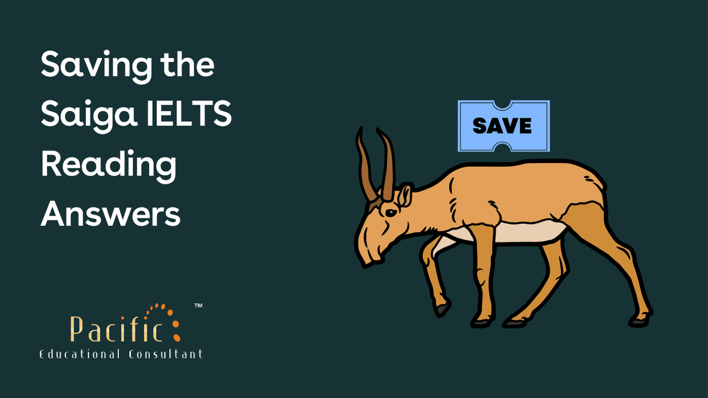 Saving the Saiga IELTS Reading Answers